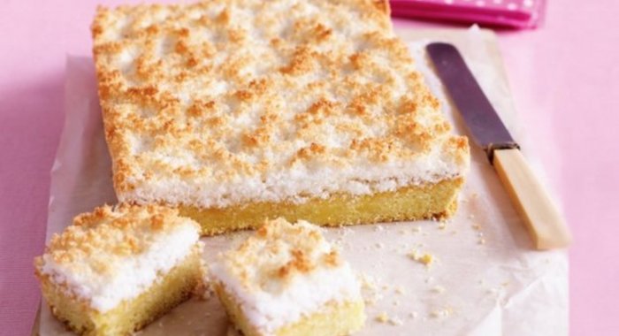 Лимонно-кокосовый пирог