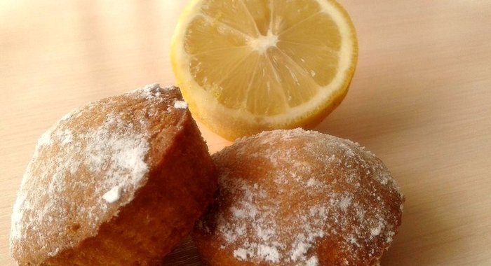 Кексы с лимоном