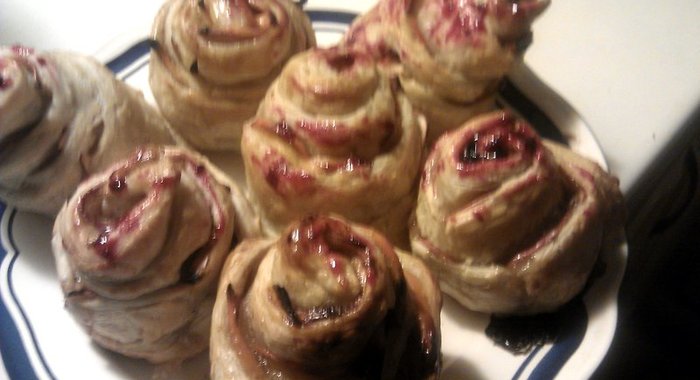 Розочки с яблоками