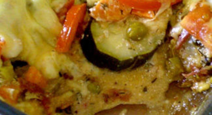 Овощная запеканка по-гречески