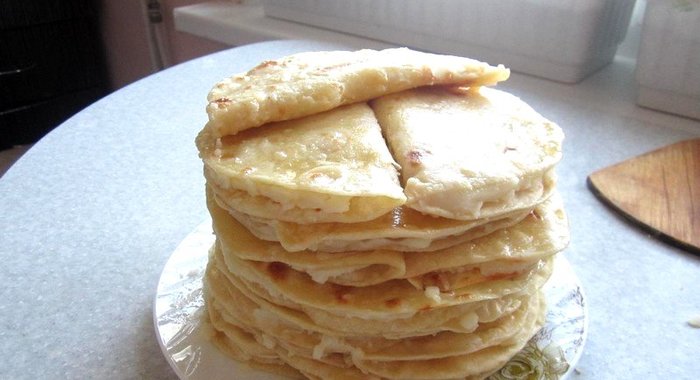 Кыстыбый с картошкой