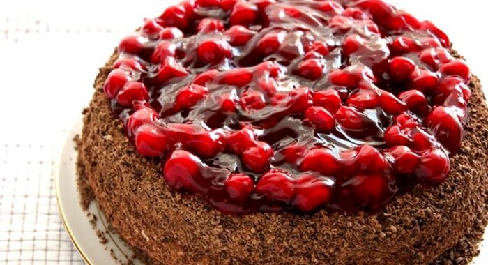 Шоколадно-творожный торт