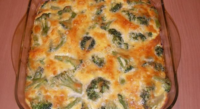 Запеканка из брокколи