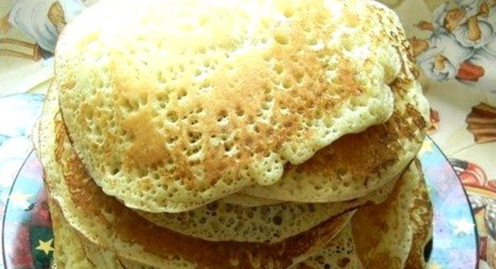 Блины-скородумки на сыворотке