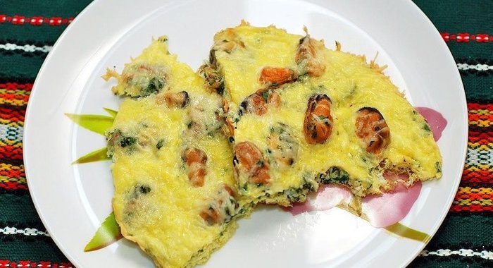 Яичница с мидиями