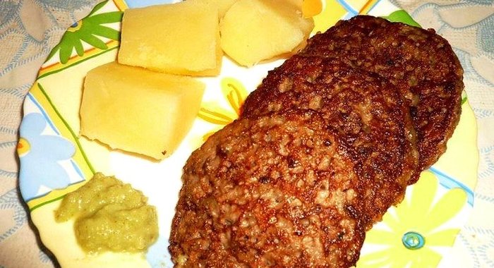 Печеночно-рисовые котлетки