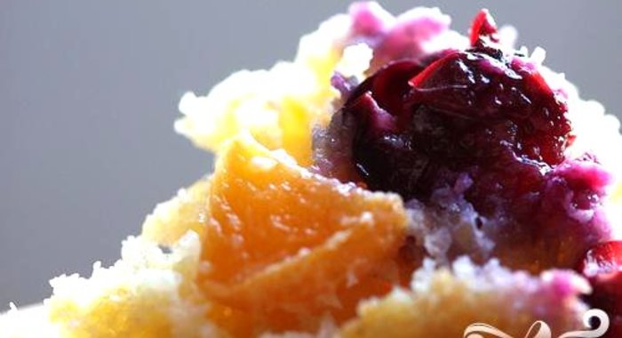 Маффины с черникой и абрикосами