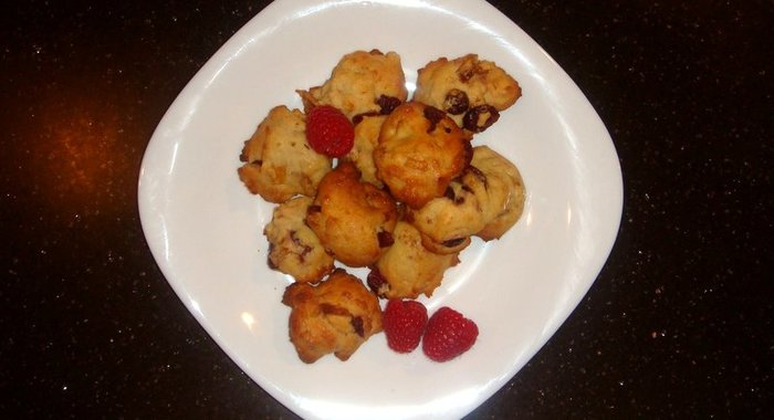 Печенье с сушеным инжиром и вяленой клюквой