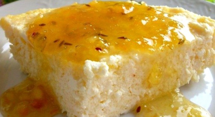 Запеканка из творога в микроволновке