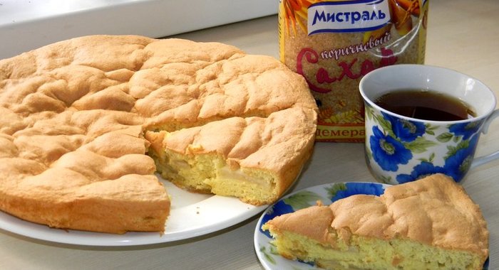 Послойный яблочный пай