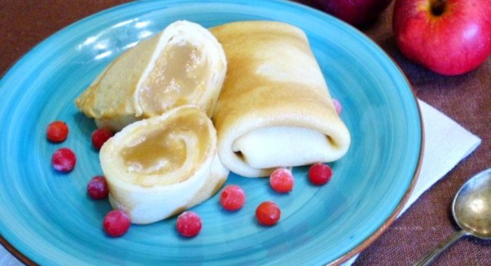 Блинчики с повидлом