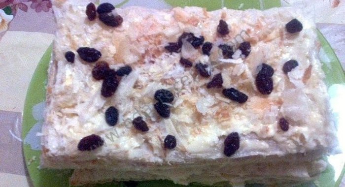 Наполеон торт из готового теста