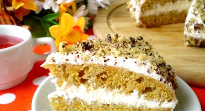 Морковный торт