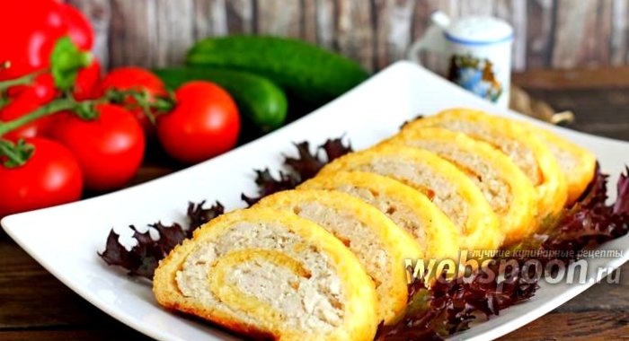 Куриный рулет в духовке