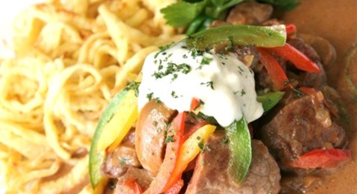 Соус луковый острый (для жареного и тушеного мяса, печенки, рубленых котлет)