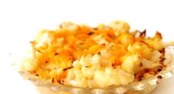 Пирог с картофельной корочкой, цветной капустой и сыром