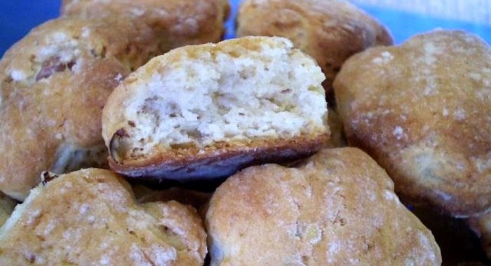 Ореховое печенье на молоке