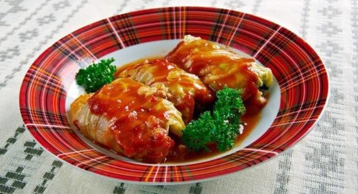 Кисло-сладкие еврейские голубцы