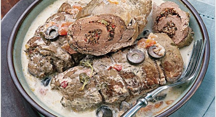 Рулеты из телятины нисуаз