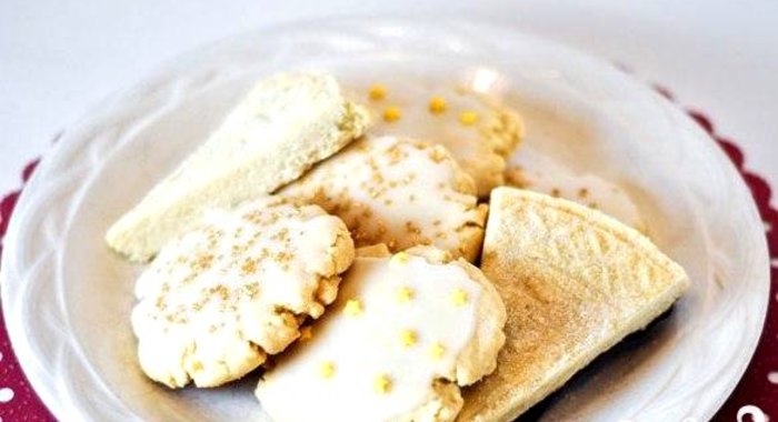 Масляное печенье с глазурью