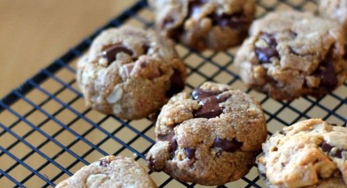 Арахисовое печенье с шоколадом