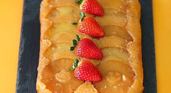 Торт-перевертыш с ананасами