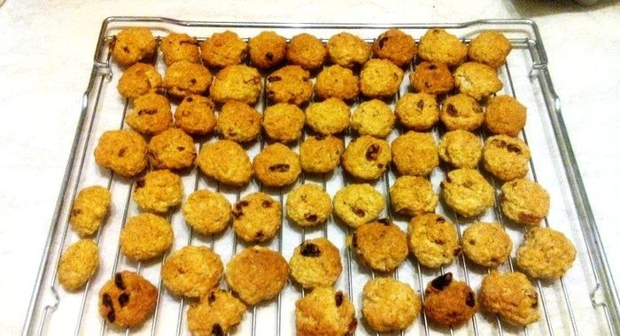 Соленое овсяное печенье