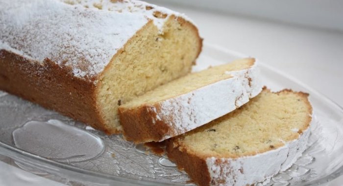 Лавандовый кекс