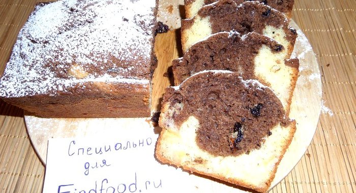 Кекс с двойной начинкой