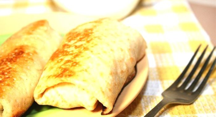 Блинчики с творогом