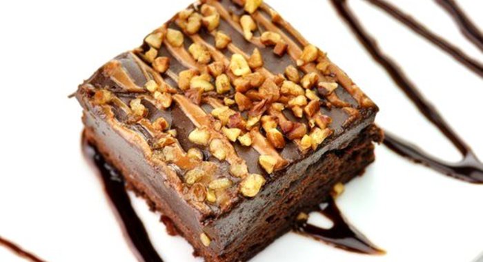 Брауни с грецкими орехами без запекания