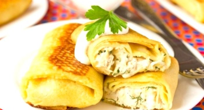 Блины конвертом