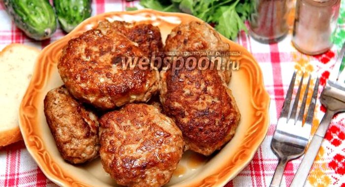 Котлеты из гусиного фарша