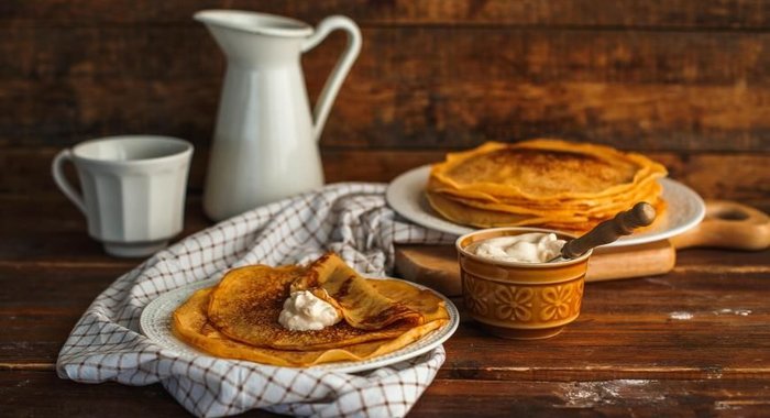 Блины на топленом молоке