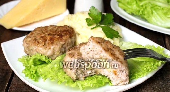 Котлеты из свинины с сыром