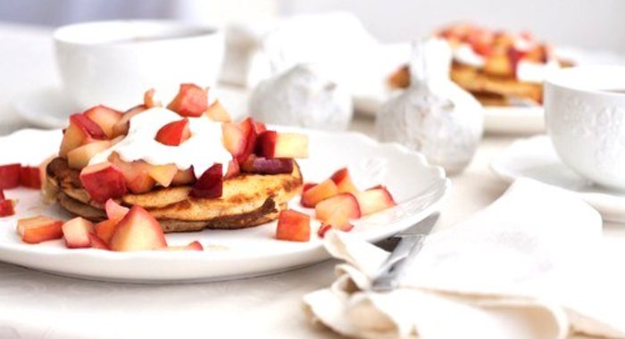 Блинчики с грушей и специями