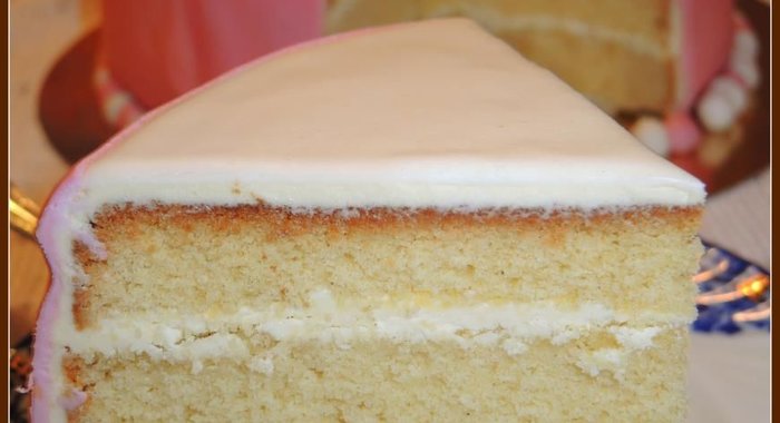 Торт бисквитный с масляным кремом