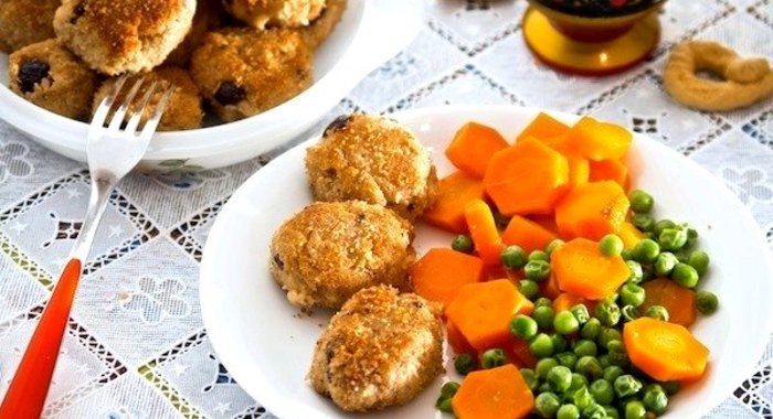 Котлетки из тунца и рикотты