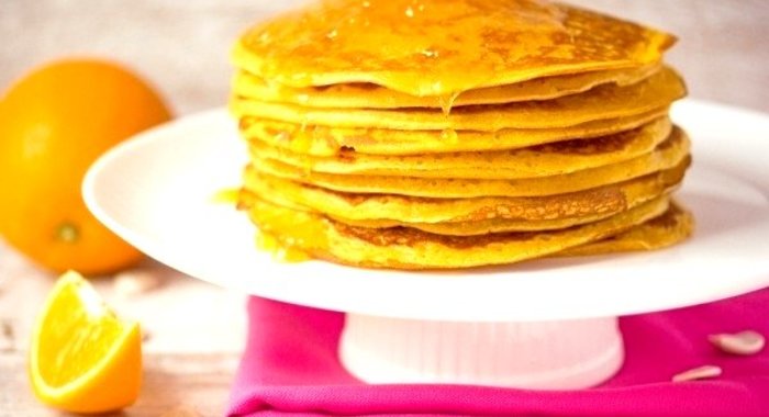 Тыквенно-апельсиновые блины