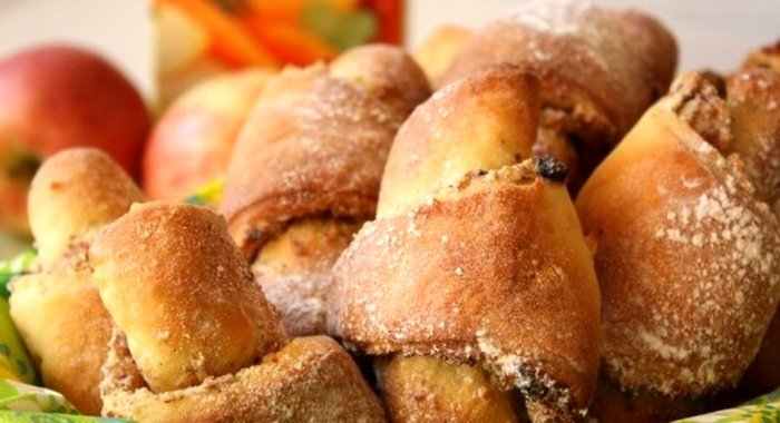 Круассаны из творожного теста