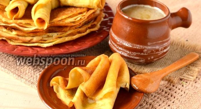 Тонкие блины на кефире