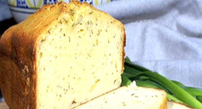 Сырный кекс с укропом