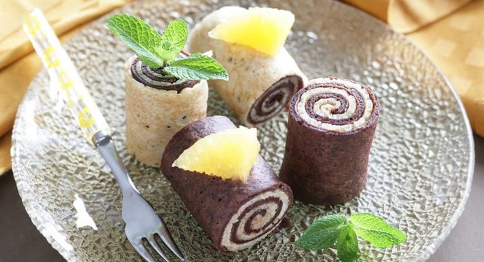 Блинные рулетики