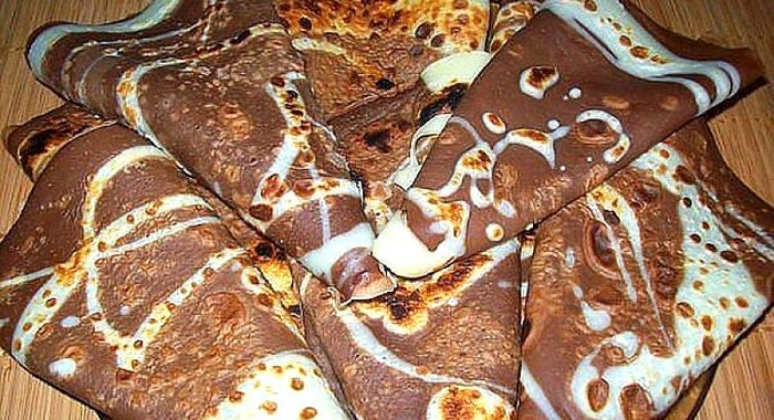 Блинчики Мраморные