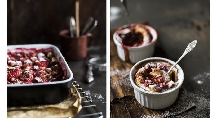 Пирог с вишнёвой начинкой