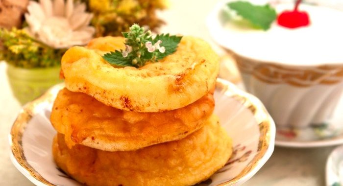 Яблоки в тесте