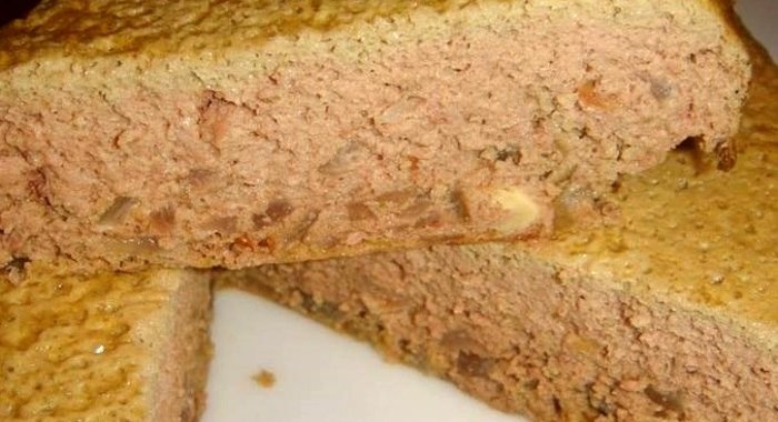 Запеканка из куриной печени