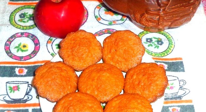 Бисквитные кексы с черносливом