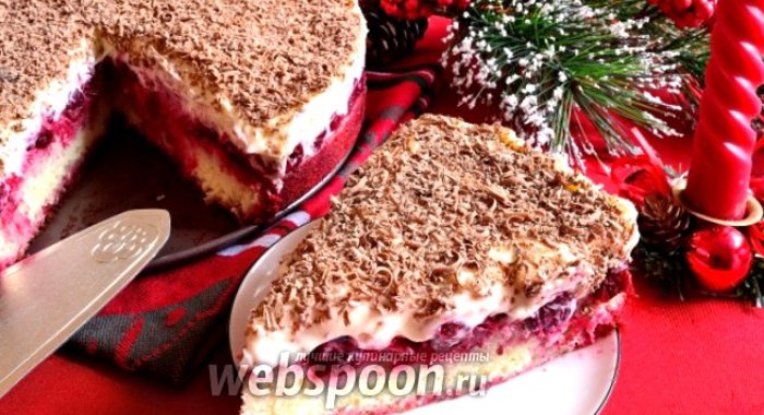 Торт «Зимняя вишня»