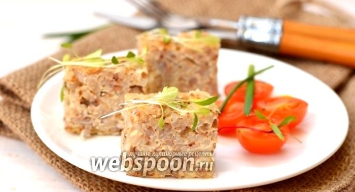 Запеканка из творога и гречки